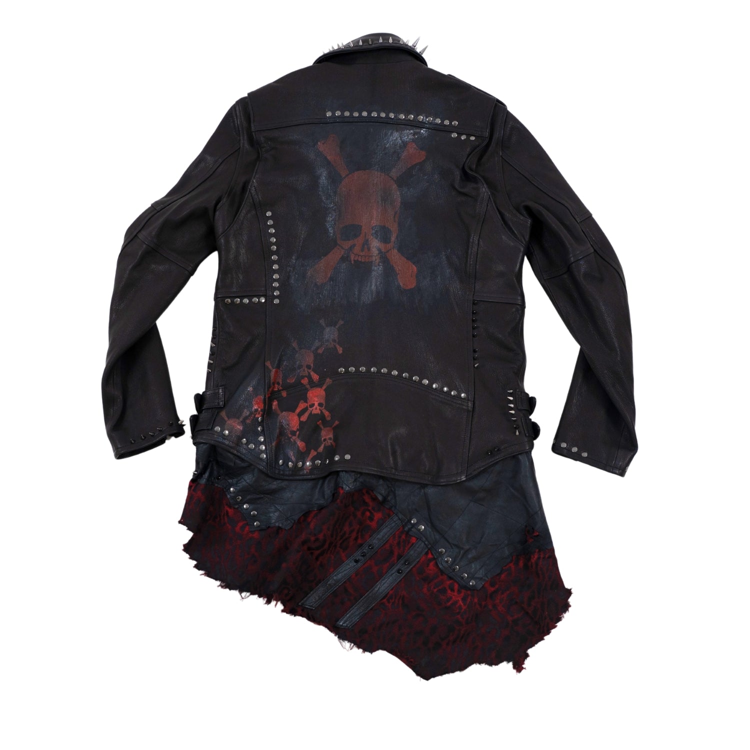REMAKE STUDS RED LEO SKULL RIDERS JKT – Roen Global
